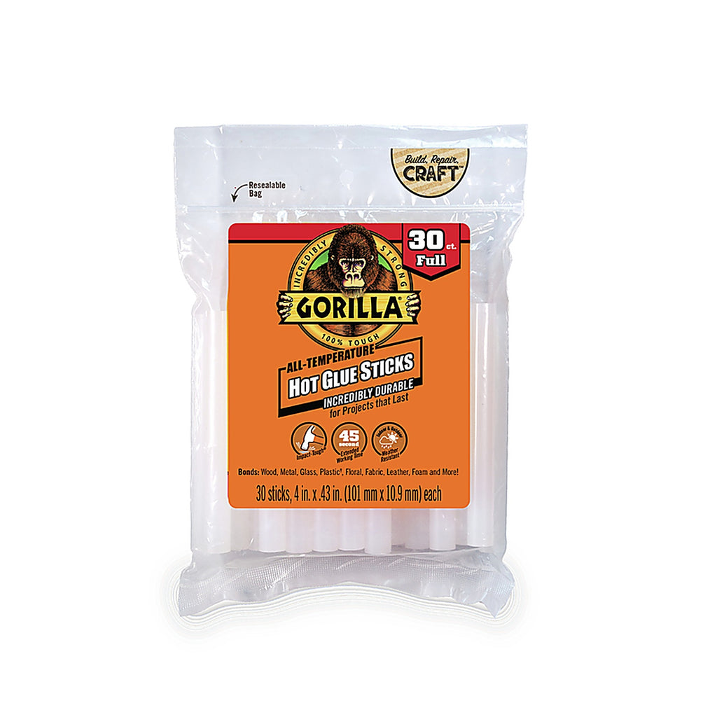 Gorilla - 3033002 - High Strength Hot Glue Sticks 30/pc.