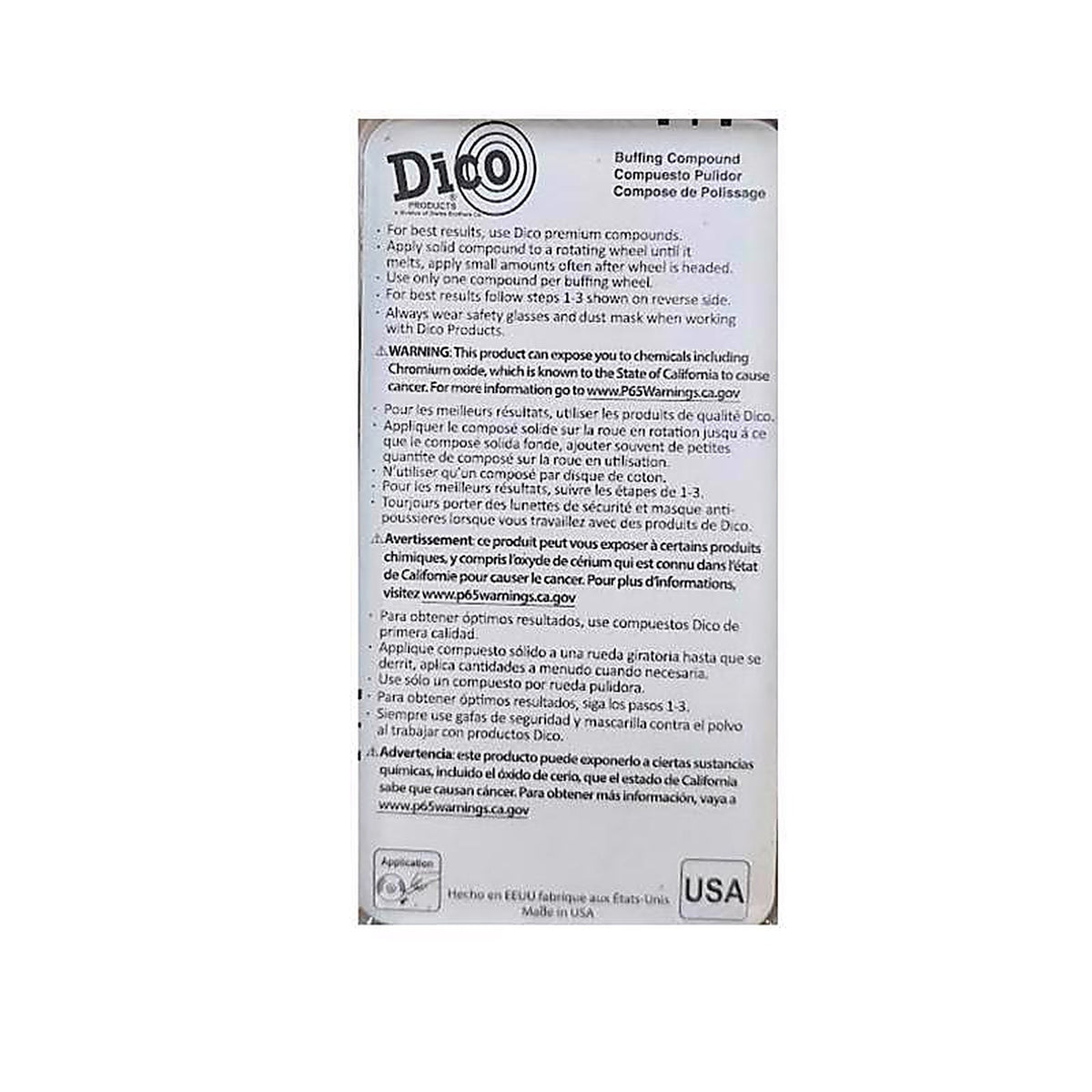 Dico - 7100950 - Polishing Compound Buffing Compound