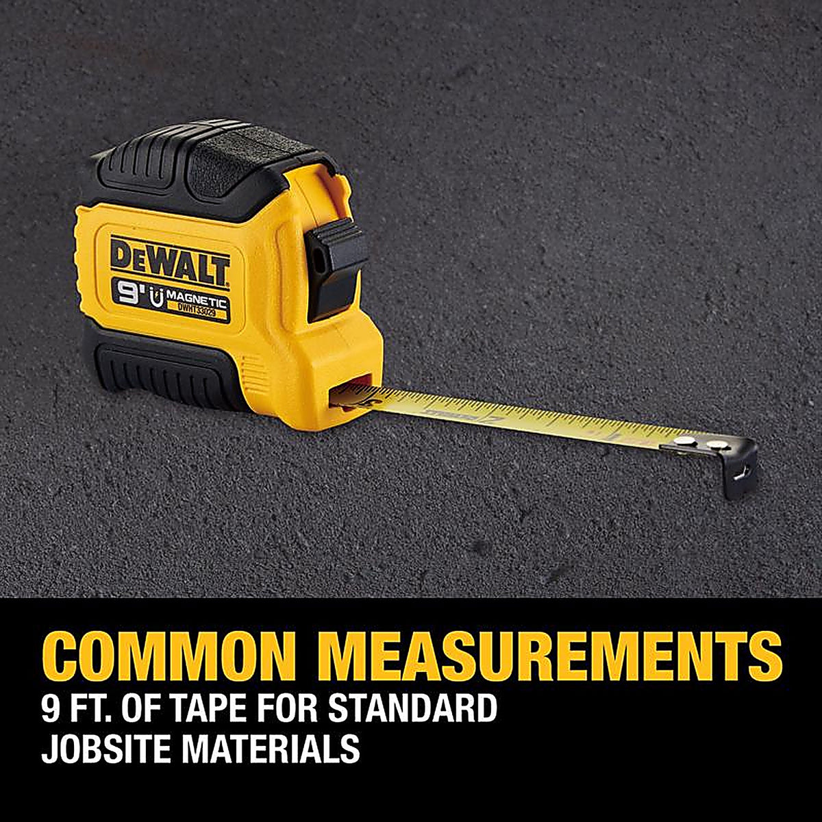 DeWalt - DWHT33028M - 9 ft. L X 0.5 in. W Tape Measure 1 pk