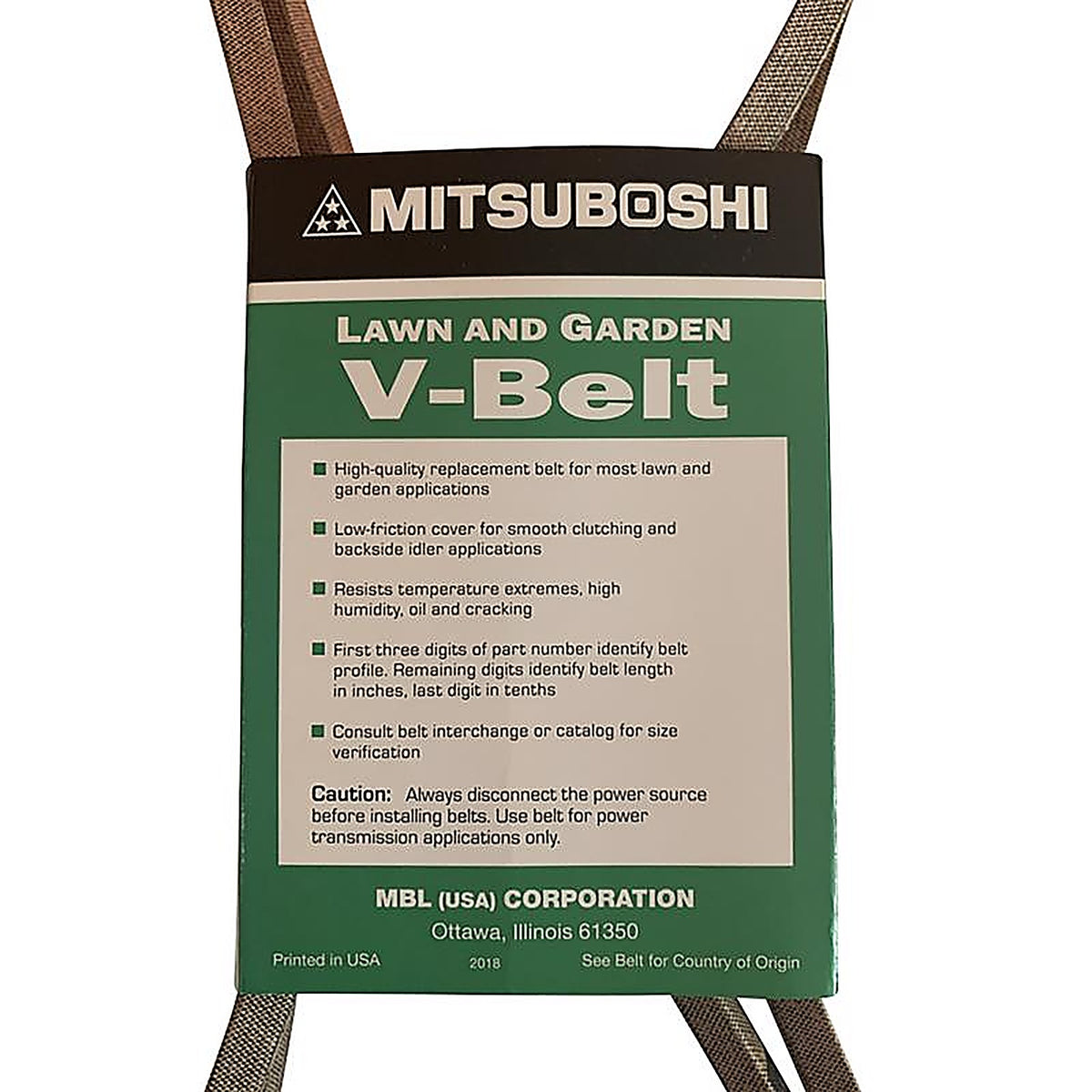 Mitsuboshi - 4LK240A - Super KB 4LK240 V-Belt 0.5 in. W X 24 in. L For Riding Mowers