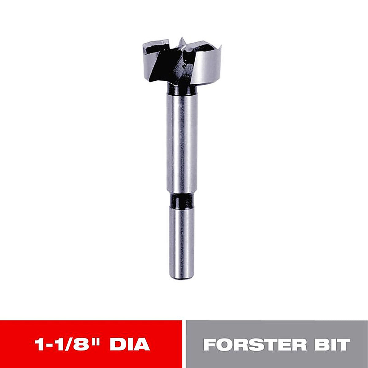 Diablo - FB-008 - 1-1/8 in. S X 3-1/2 in. L High Speed Steel Forstner Drill Bit 1 pc