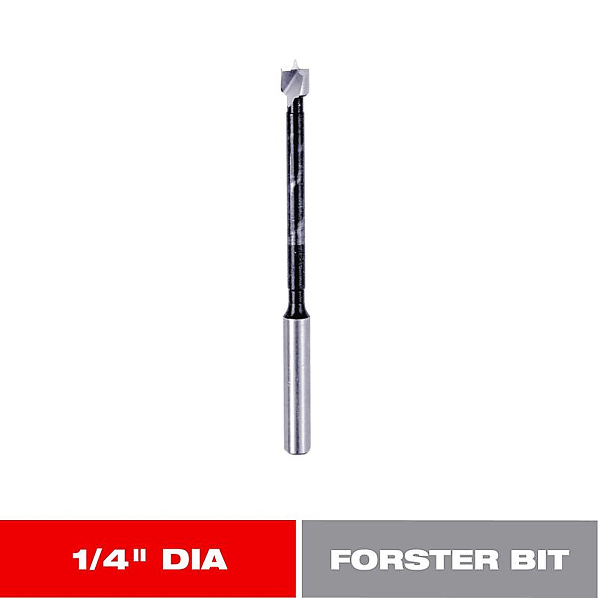 Diablo - FB-001 - 1/4 in. S X 3-1/2 in. L High Speed Steel Forstner Drill Bit 1 pc
