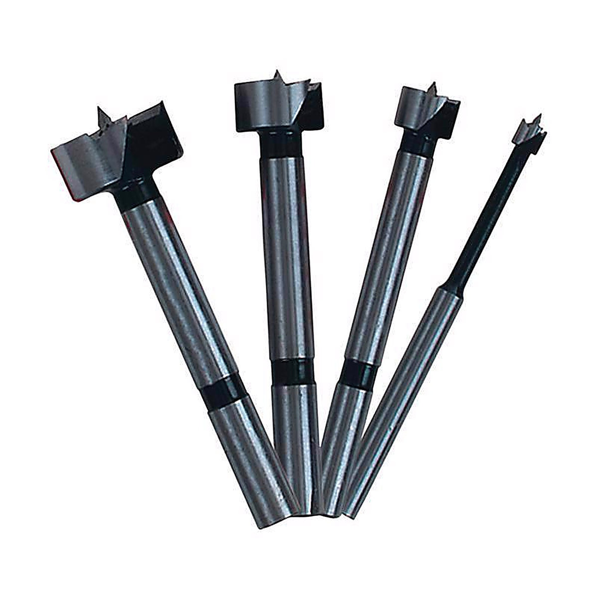 Diablo - FB-104 - 1/4 - 1 in. S X 3-1/2 in. L High Speed Steel Forstner Drill Bit Set 4 pc