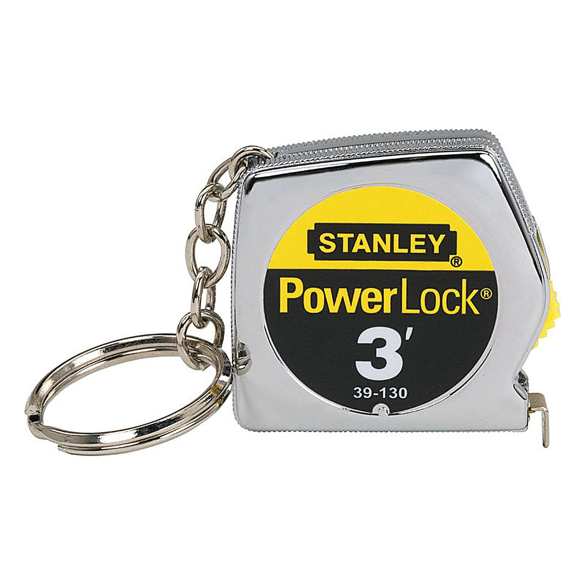 Stanley - 39-130 - PowerLock 3 ft. L x 0.25 in. W Key Chain Tape Measure - 1/Pack