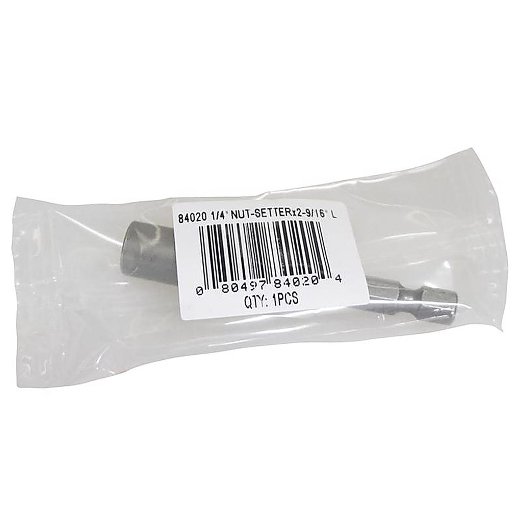 Best Way Tools - 84020 - 1/4 in. x 3 in. L Nut Driver Carbon Steel 50/pc.