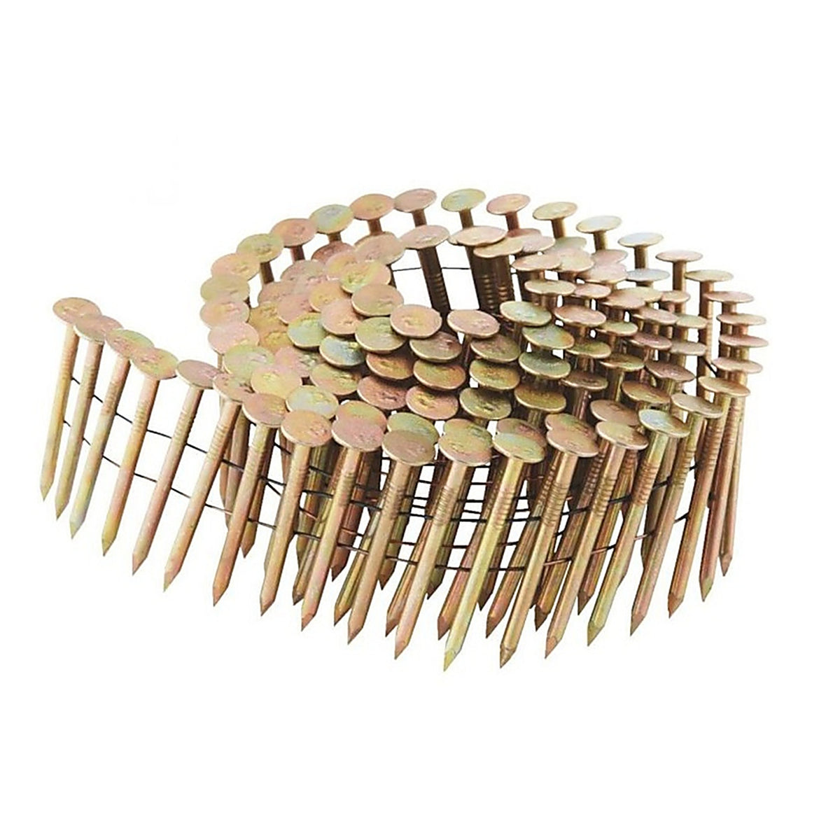 Bostitch - CR2DCGAL - 7/8 in. L X 14 Ga. Angled Coil Galvanized Roofing Nails 15 deg 7,200 pk