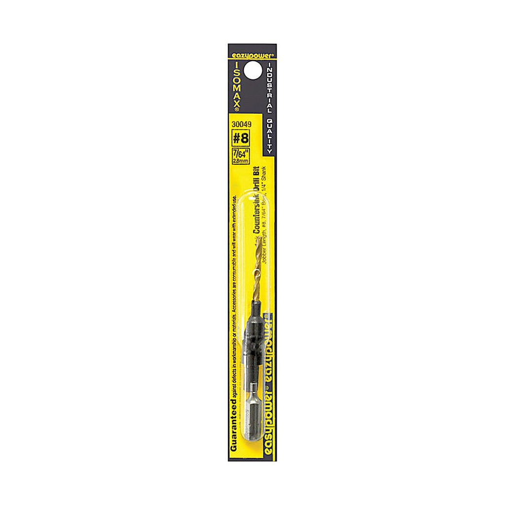 Eazypower - 30049 - Isomax 7/64 in. X 7/64 inch D Titanium Countersink Countersink Bit 1 pc