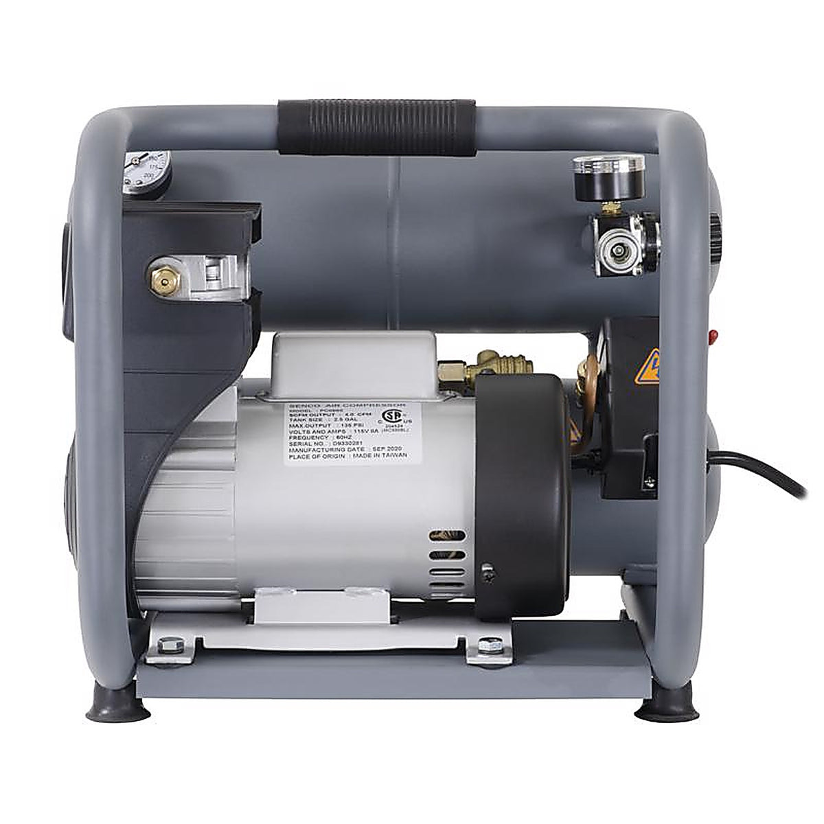 Senco - PC0968 - 2.5 gal Horizontal Portable Air Compressor 135 psi 1.5 HP