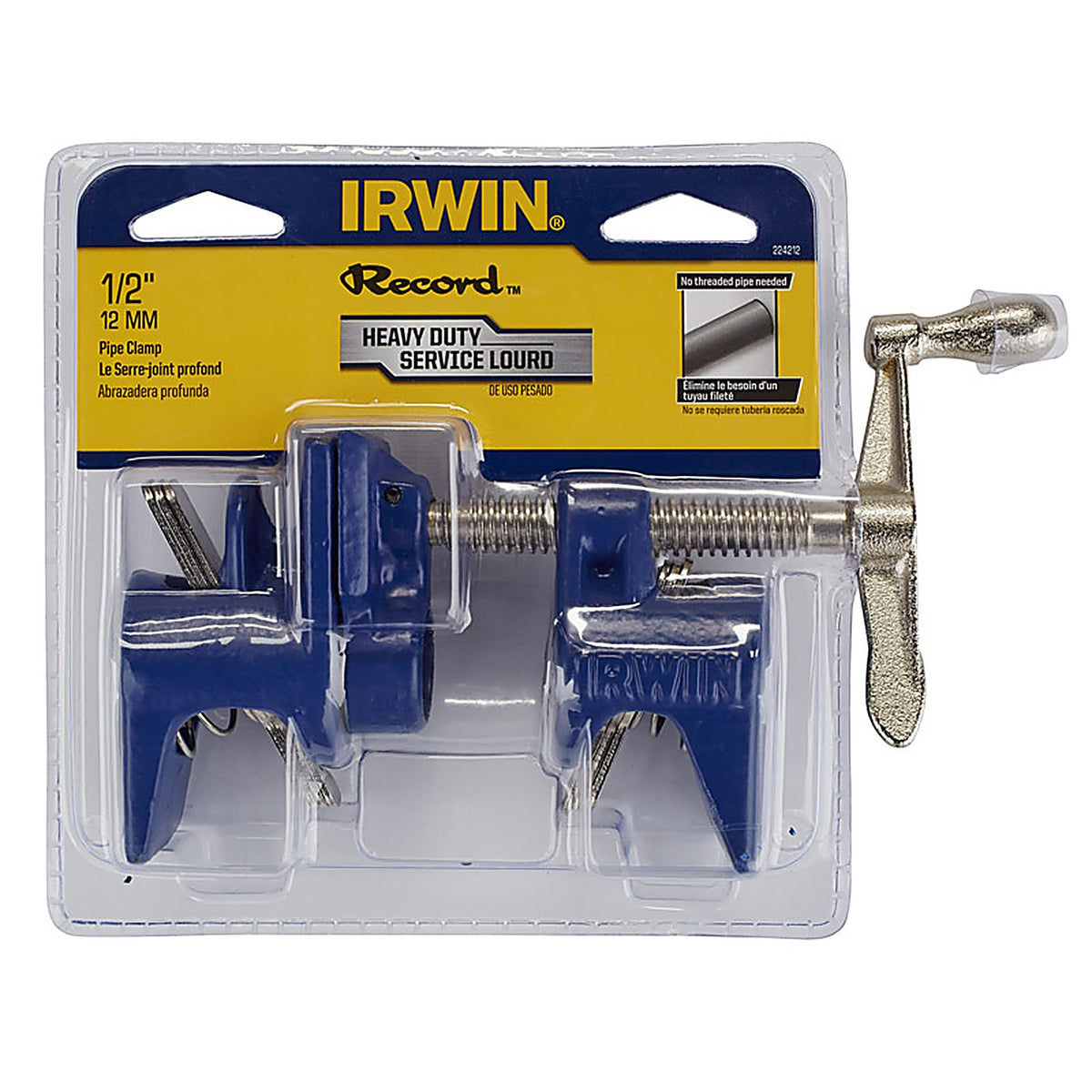 Irwin - 224212 - Quick-Grip 1-1/2 in. D Pipe Clamp - 1/Pack