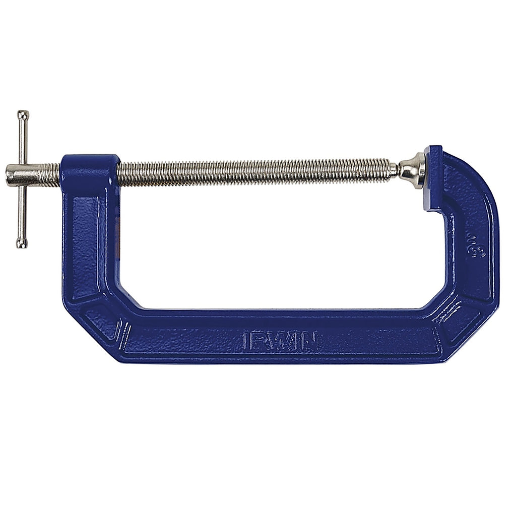 Irwin - 225108 - Quick-Grip 8 in. x 4 in. D Adjustable C-Clamp 900 lb. 1/pc.