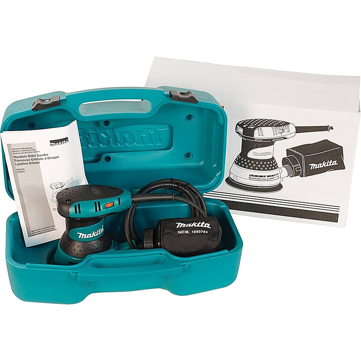 Makita - BO5031K - 3 amps Corded 4-13/16 in. Random Orbit Sander