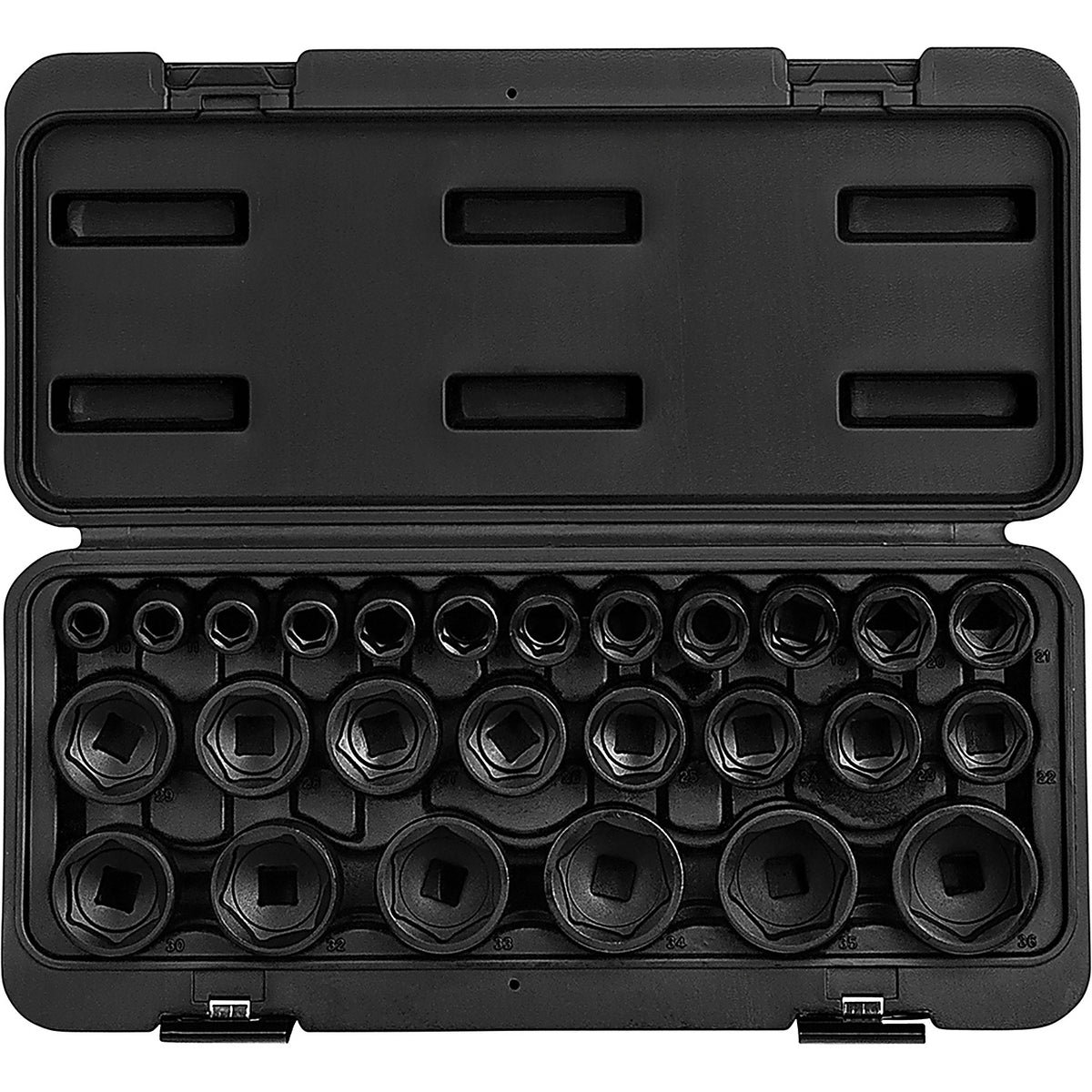 Sunex Tools - 2645 - 26 Pc. 1/2 Drive Metric Impact Socket Set