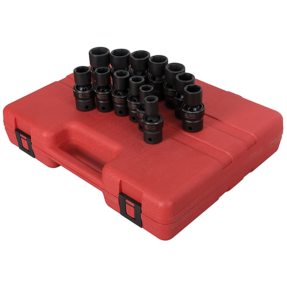 Sunex Tools - 2665 - 13 Pc. 1/2 in Drive Metric Universal Impact Socket Set