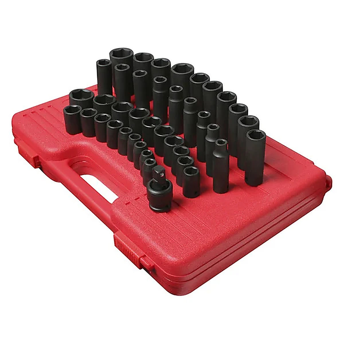 Sunex Tools - 2669 - 39 Pc. 1/2 in Drive Metric Master Impact Socket Set