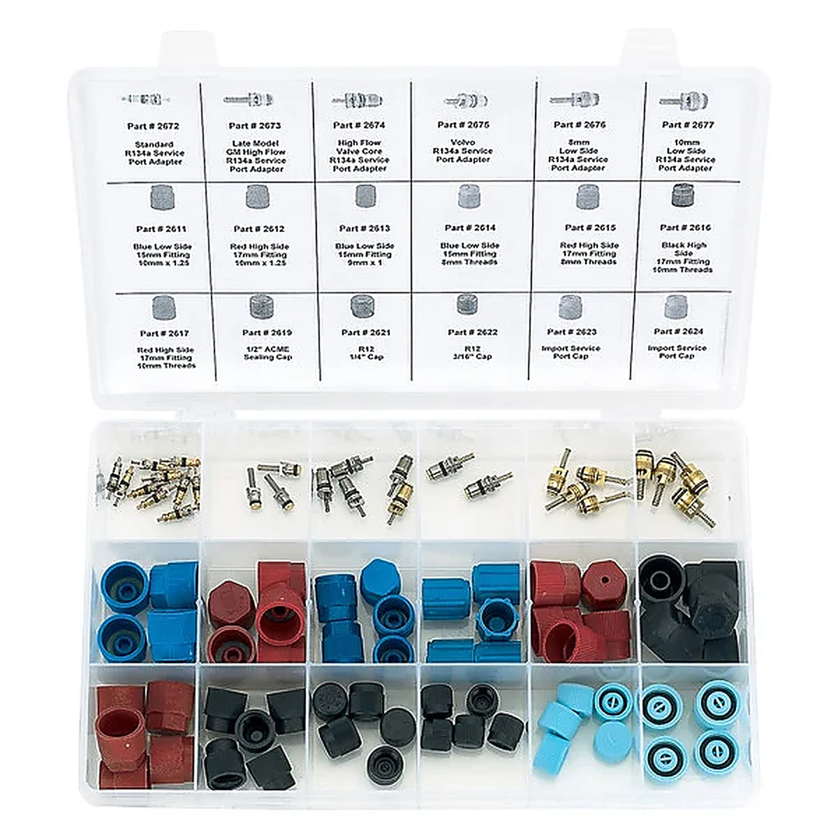 FJC - 2683 - Master Valve Core & Cap Assortment