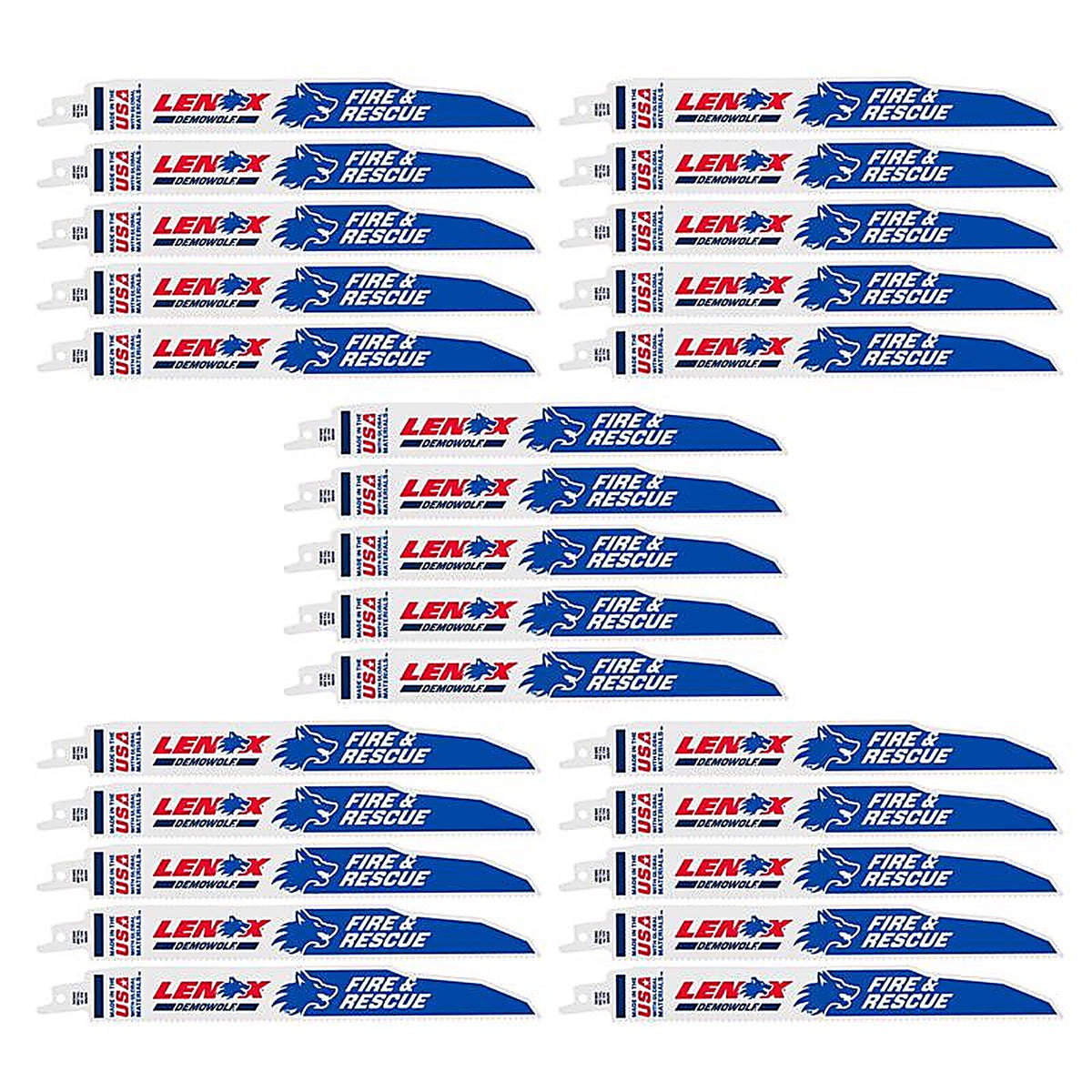 Lenox - 20524B960R - DEMOWOLF 9 in. Bi-Metal Reciprocating Saw Blade 10 TPI 25 pk
