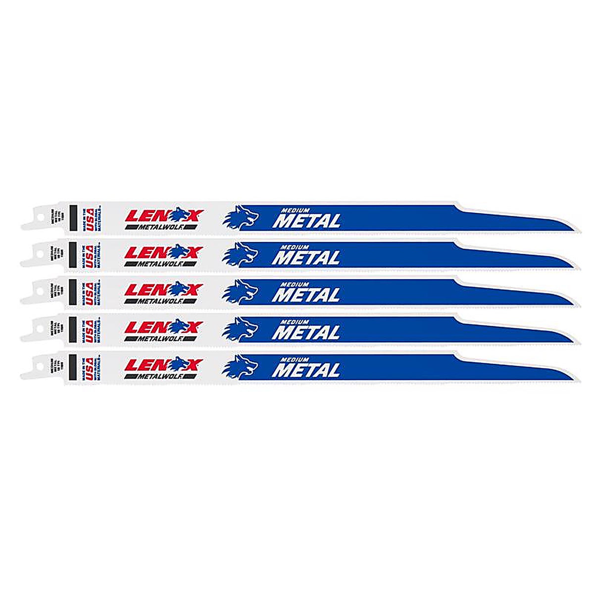 Lenox - 21510118R - METALWOLF 12 in. Bi-Metal WAVE EDGE Reciprocating Saw Blade 18 TPI 5 pk