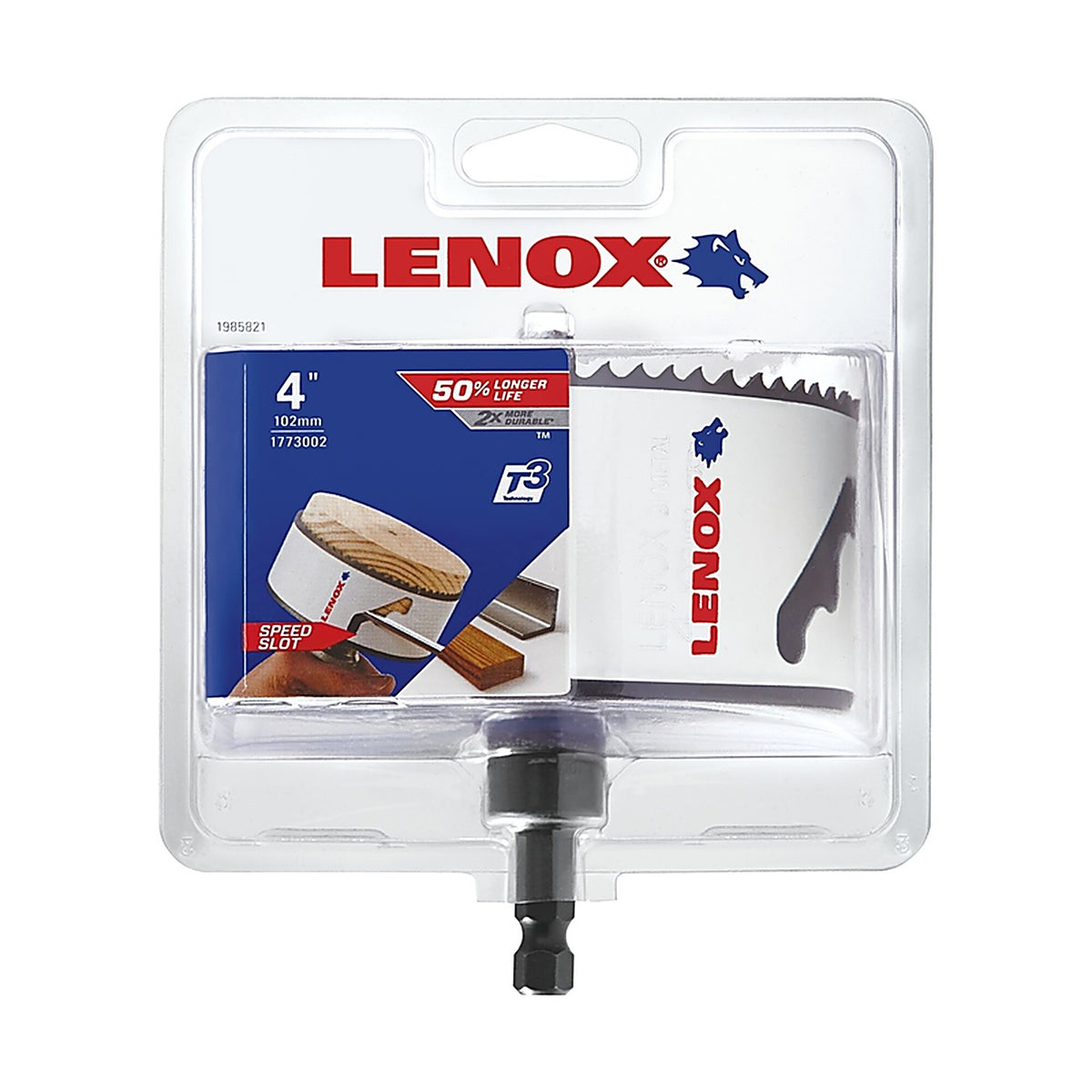 Lenox - 1773002 - Speed Slot 4 in. Bi-Metal Hole Saw 1 pc