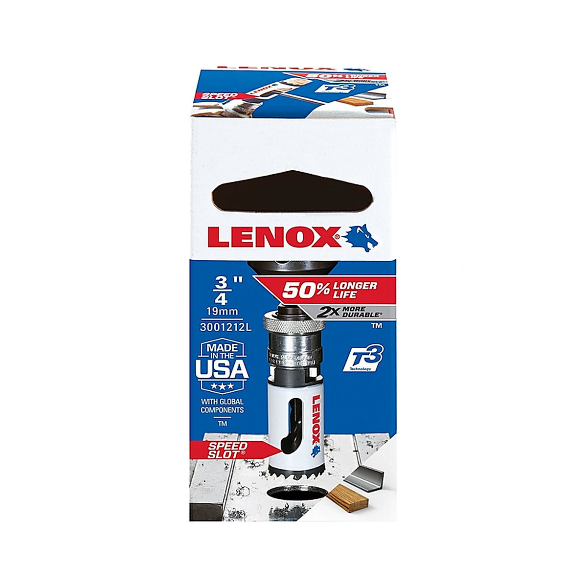 Lenox - 3001212L - Speed Slot 3/4 in. Bi-Metal Hole Saw 1 pc