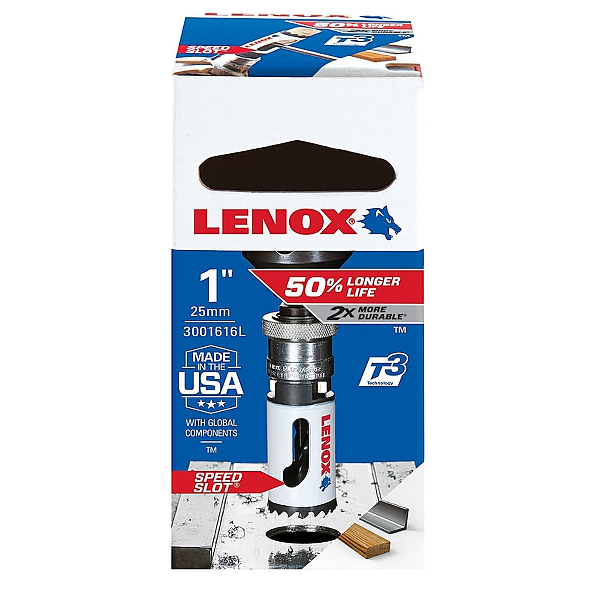 Lenox - 3001616L - Speed Slot 1 in. Bi-Metal Hole Saw 1 pc