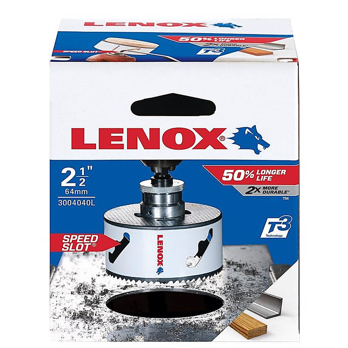 Lenox - 3004040L - Speed Slot 2-1/2 in. Bi-Metal Hole Saw 1 pc