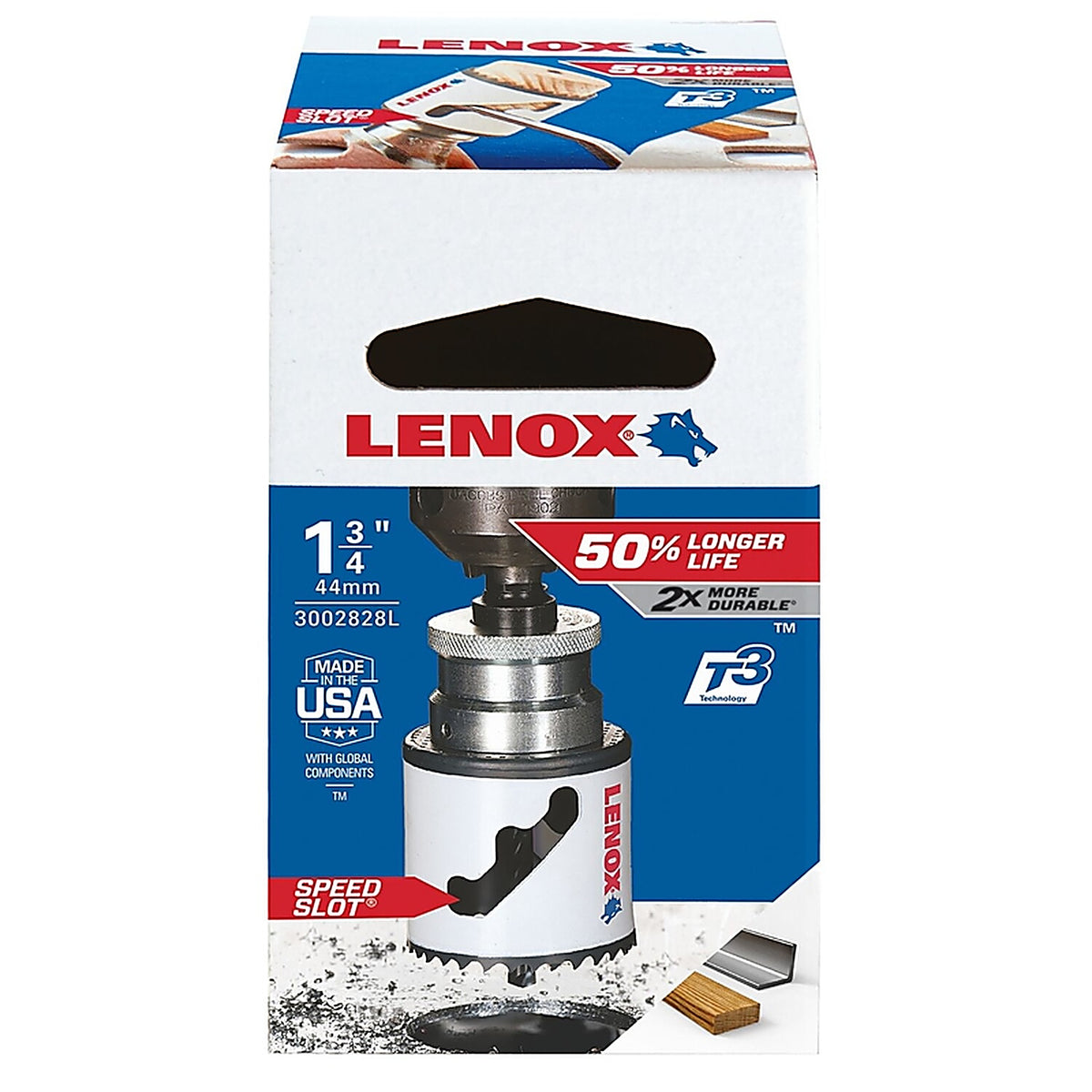 Lenox - 3002828L - Speed Slot 1-3/4 in. Bi-Metal Hole Saw 1 pc