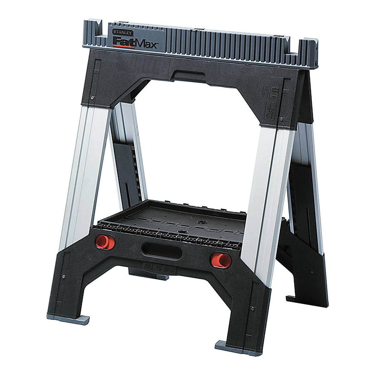 Stanley - 011031S - FatMax 39 in. H X 27-3/16 in. W X 2-1/8 in. D 2 Way Adjustable Sawhorse 1 pk