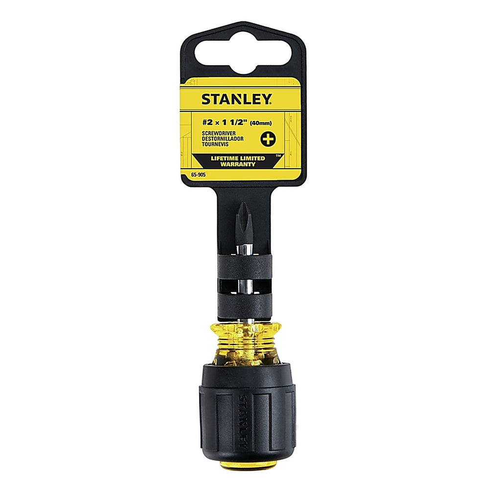 Stanley - 65-905 - #2 X 1-1/2 in. L Phillips Stubby Screwdriver 1 pc
