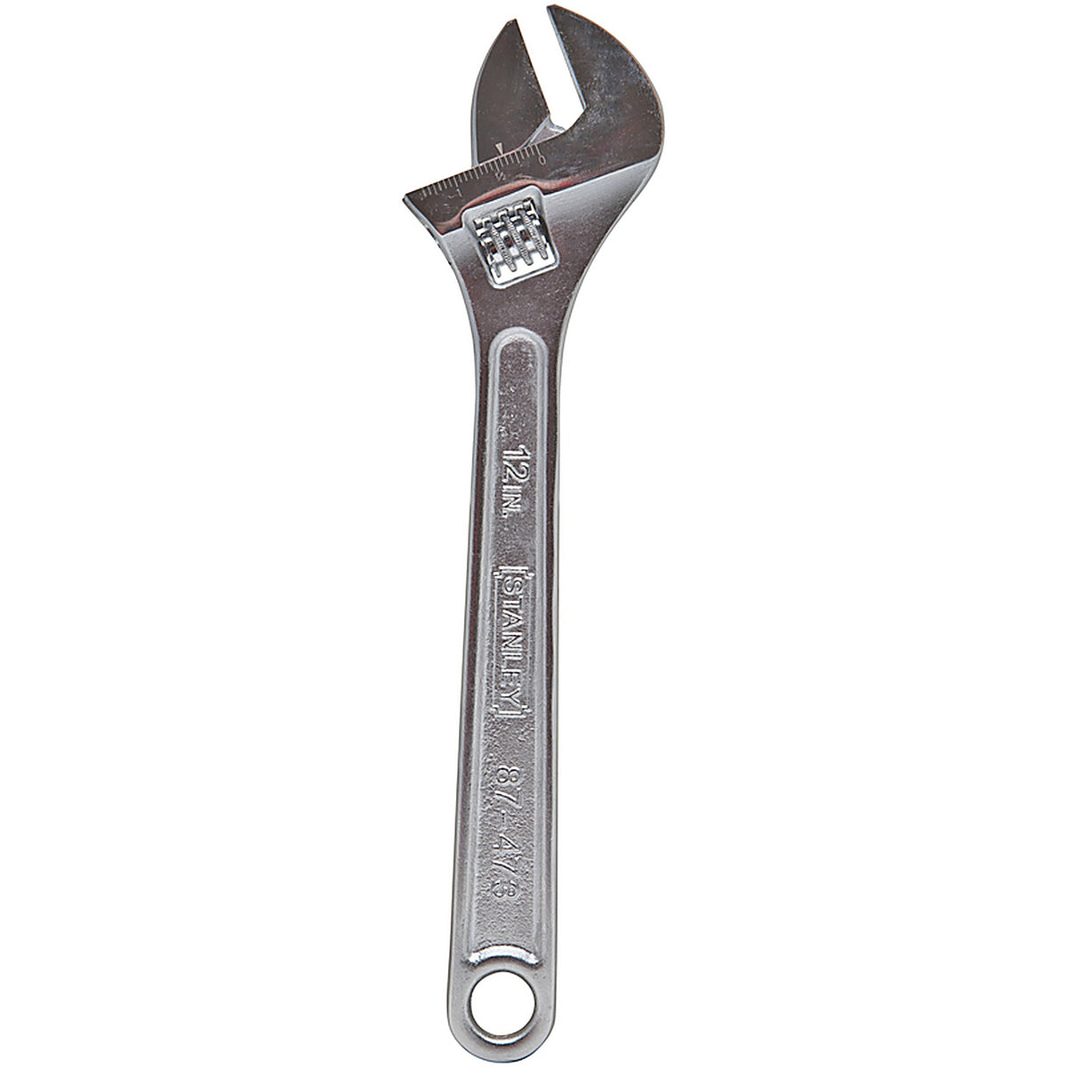 Stanley - 87-473 - Metric and SAE Adjustable Wrench 12 in. L 1 pc