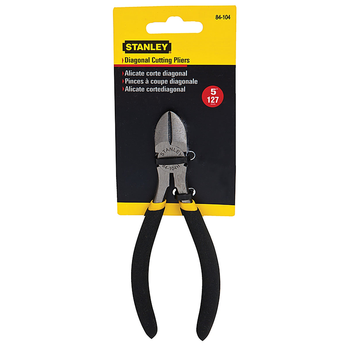 Stanley - 84-104 - 5-3/4 in. Steel Fixed Joint Diagonal Pliers