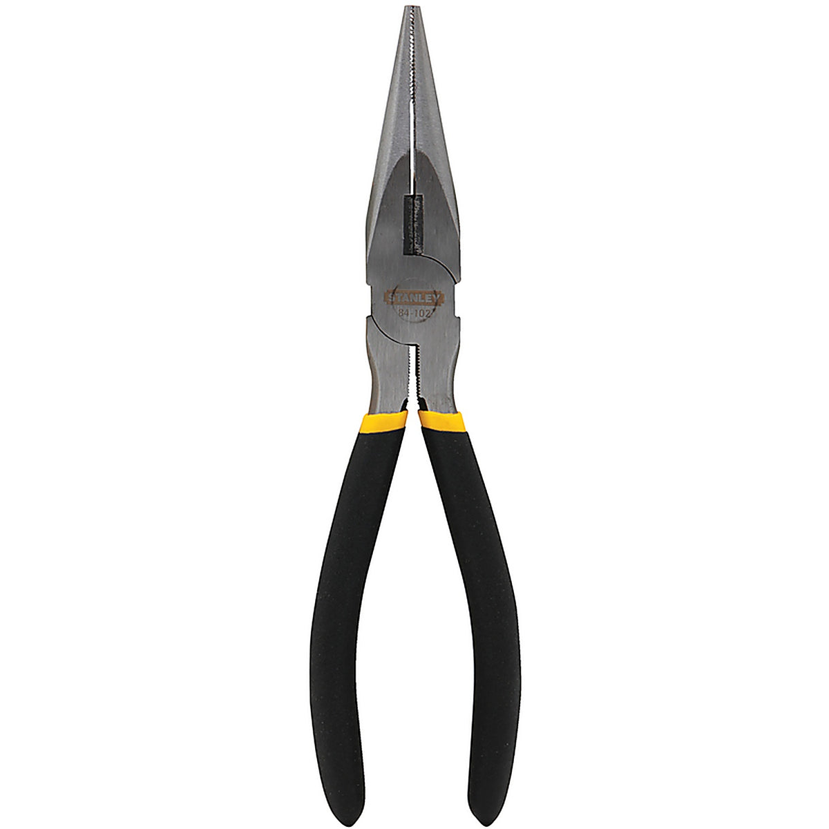Stanley - 84-102 - 8 in. Steel Fixed Joint Long Nose Pliers
