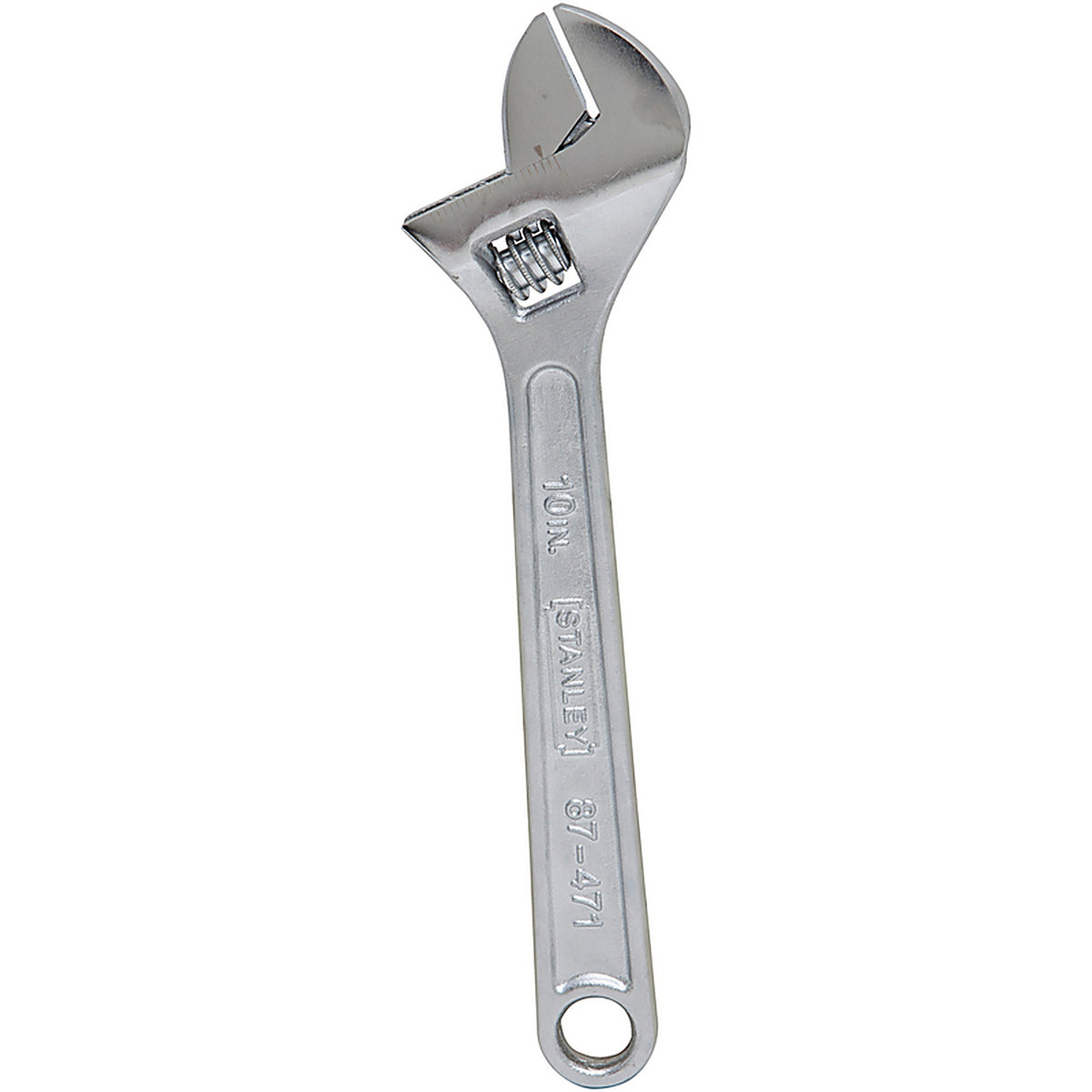 Stanley - 87-471 - Metric and SAE Adjustable Wrench 10 in. L 1 pc