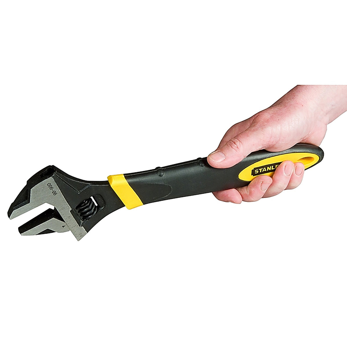 Stanley - 90-950 - MaxSteel Metric and SAE Adjustable Wrench 12 in. L 1 pc