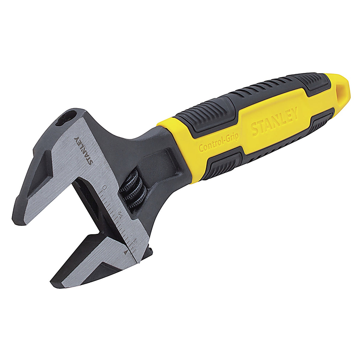 Stanley - 90-948 - MaxSteel Metric and SAE Adjustable Wrench 8 in. L 1 pc