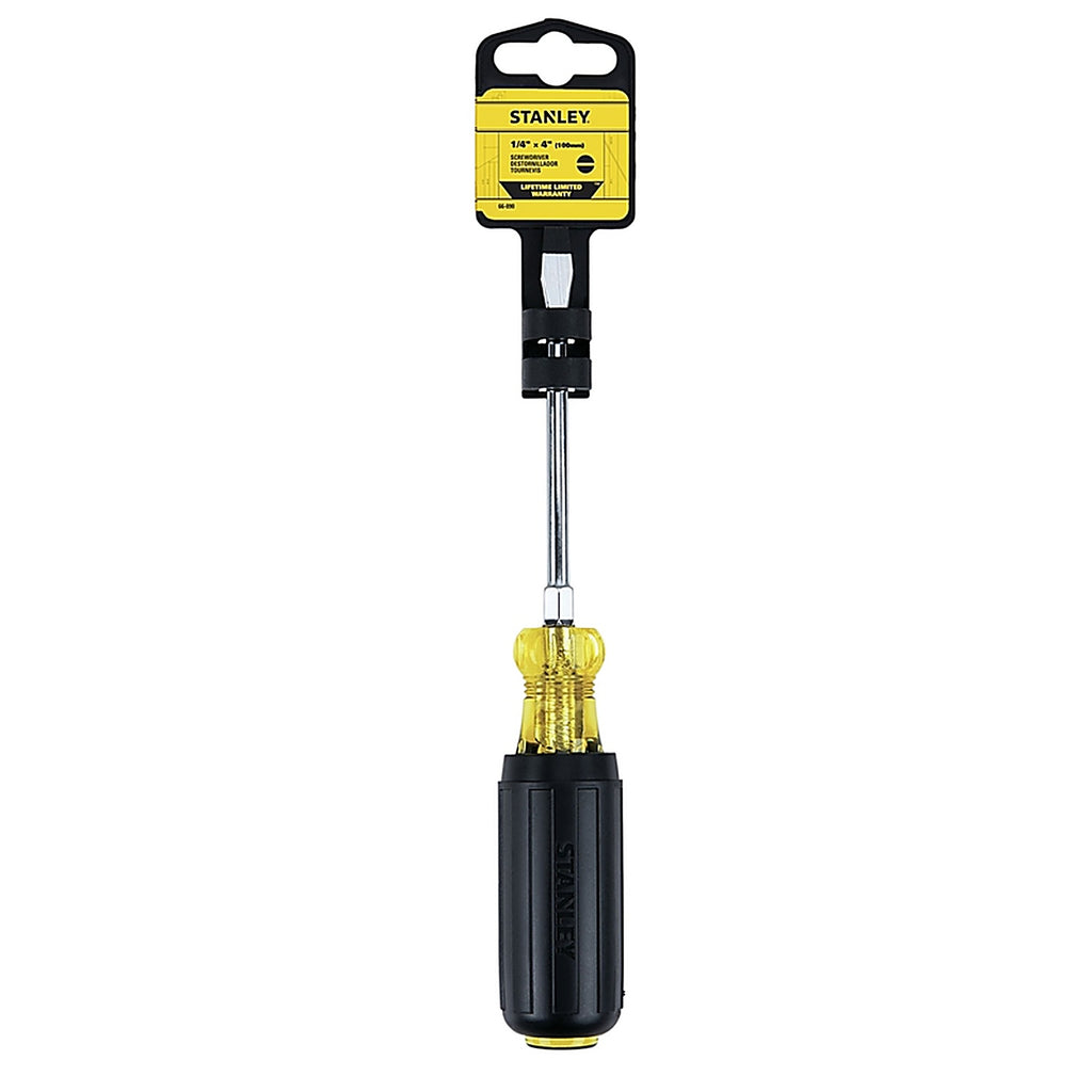 Stanley - 66-090 - 1/4 in. X 4 in. L Slotted Screwdriver 1 pc