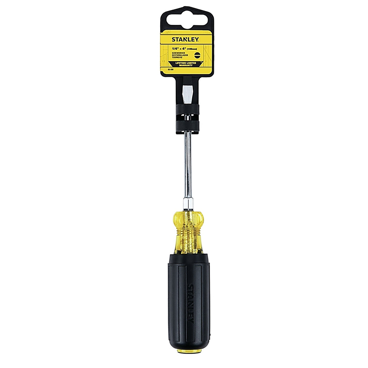 Stanley - 66-090 - 1/4 in. X 4 in. L Slotted Screwdriver 1 pc
