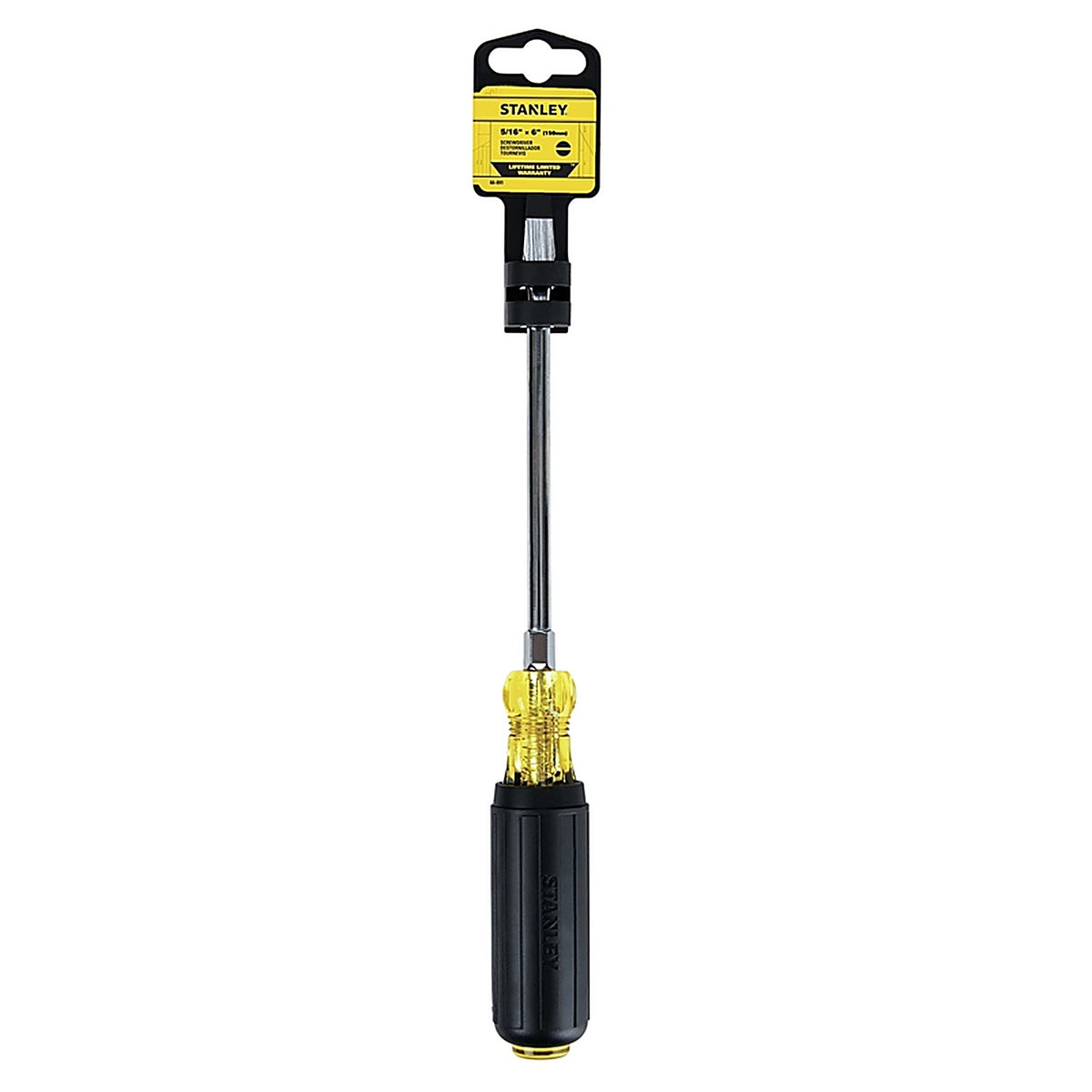 Stanley - 66-091 - 5/16 in. X 6 in. L Slotted Screwdriver 1 pc