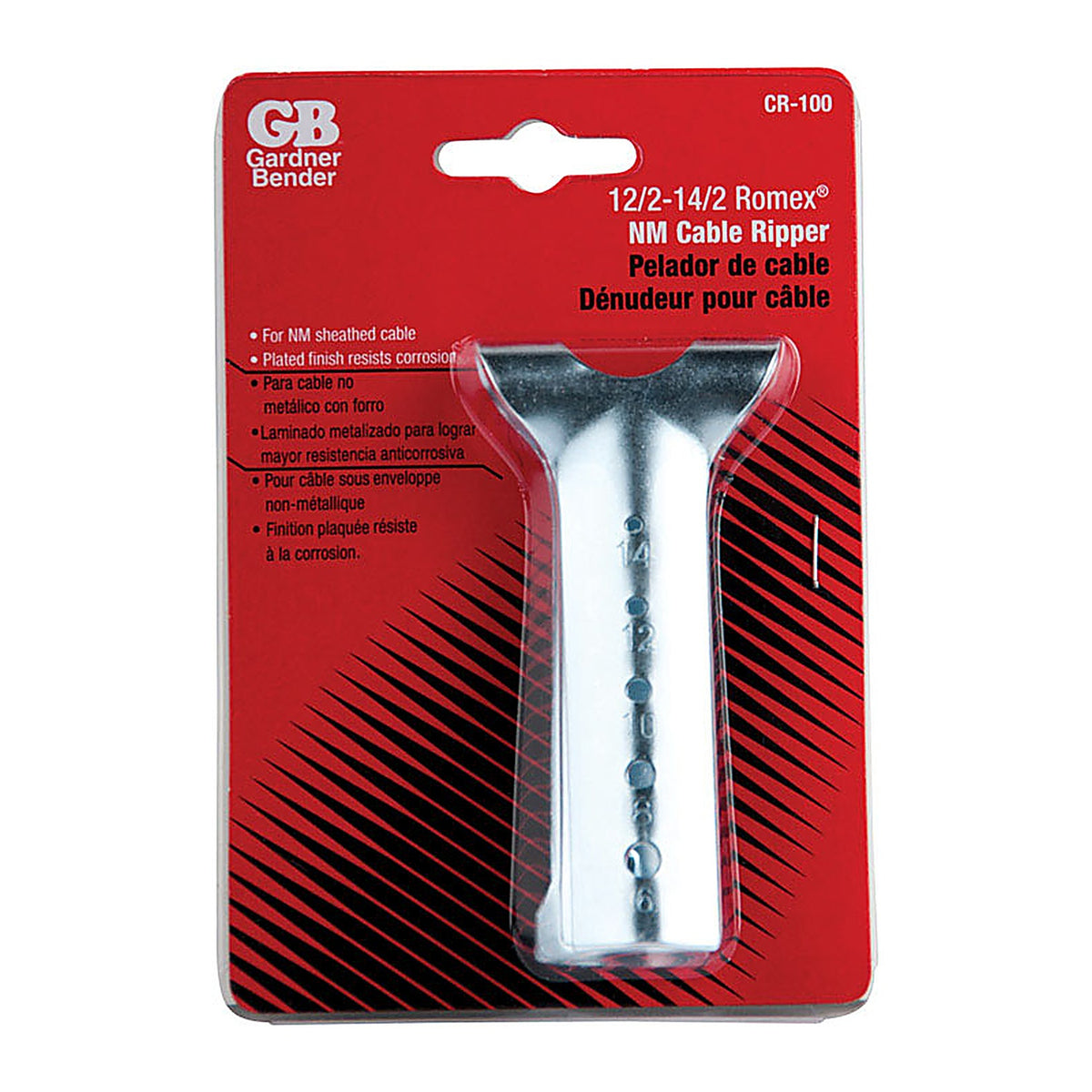 Gardner Bender - CR-100 - 6-14 Ga. 4 in. L Cable Ripper