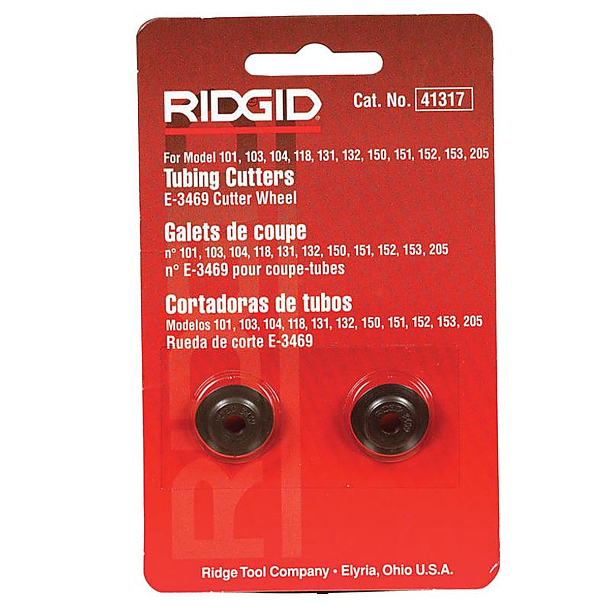 Ridgid - 41317 - Replacement Cutter Wheel Black 2 pc