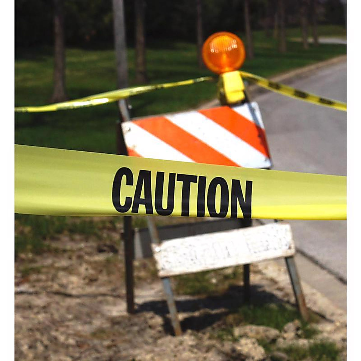 C.H. Hanson - 15001 - 200 ft. L x 3 in. W Plastic Caution Barricade Tape Yellow