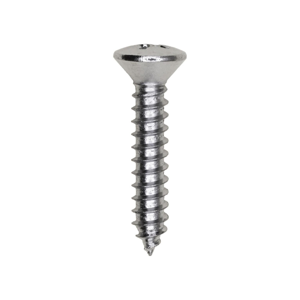 Auveco - 2731 - 10 X 1 in Phillips Oval Head Tapping Screw Chrome
