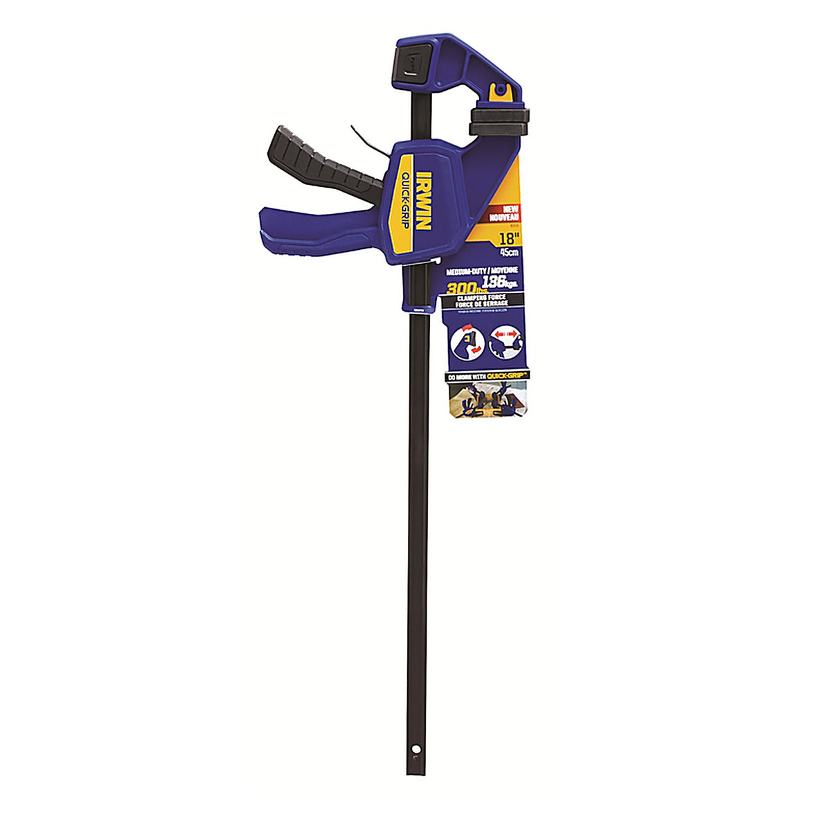 Irwin - 1964719 - Quick-Grip 18 in. x 3-1/2 in. D Bar Clamp 300 lb.
