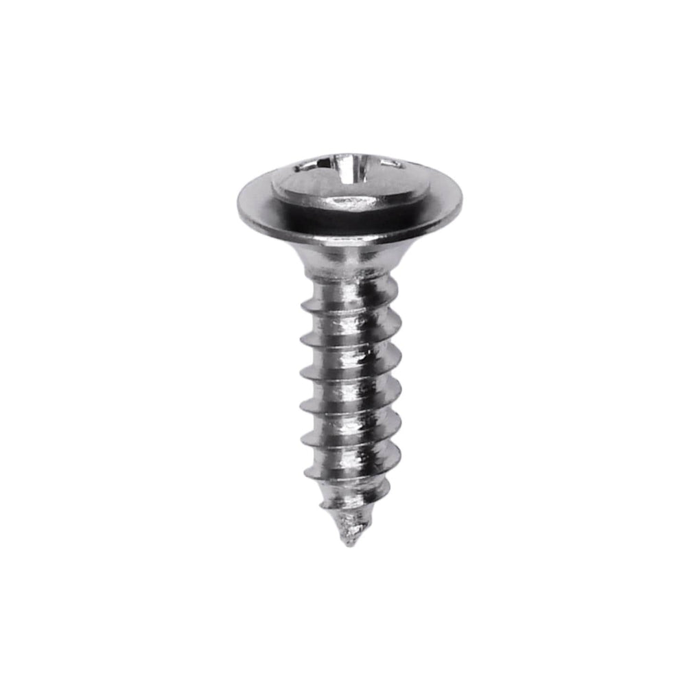 Auveco - 2774 - 8 X 5/8 in Phillips Oval Head Sems Tapping Screw Flush Chrome