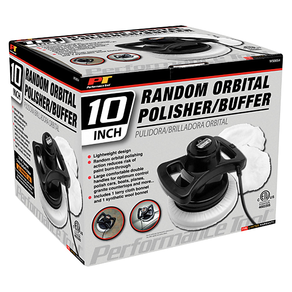 Performance Tool - W50054 - Corded Random Orbital Buffer