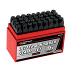 Performance Tool - W5422 - 1/4 in. Letter and Number Stamp Set 36 pk