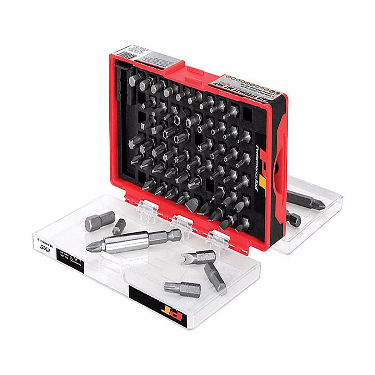 Performance Tool - W9027 - Assorted 1 in. L Driver Bit Set Multi-Material 75 pc