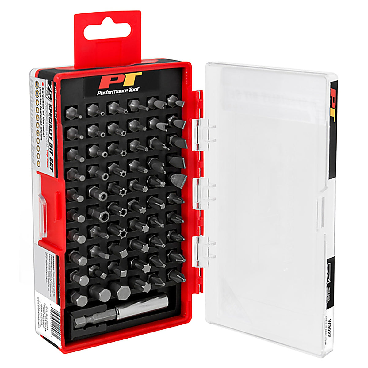 Performance Tool - W9027 - Assorted 1 in. L Driver Bit Set Multi-Material 75 pc