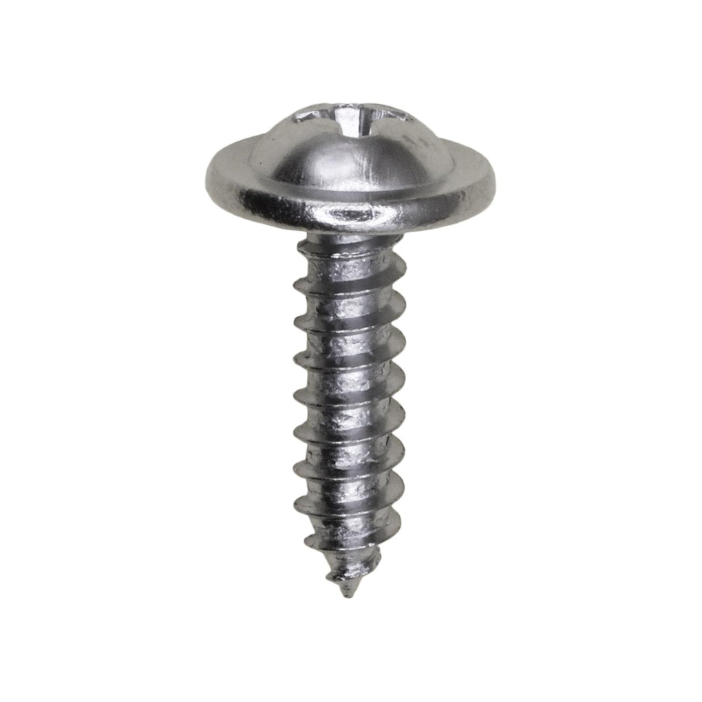 Auveco - 2806 - 8 X 5/8 in Phillips Round Washer Head Tapping Screw Chrome