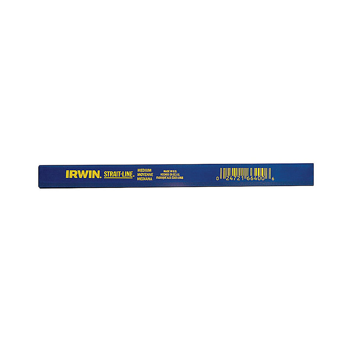 Irwin - 66300 - STRAIT-LINE 7 in. L Medium Lead Carpenter Pencil Black 1 pc