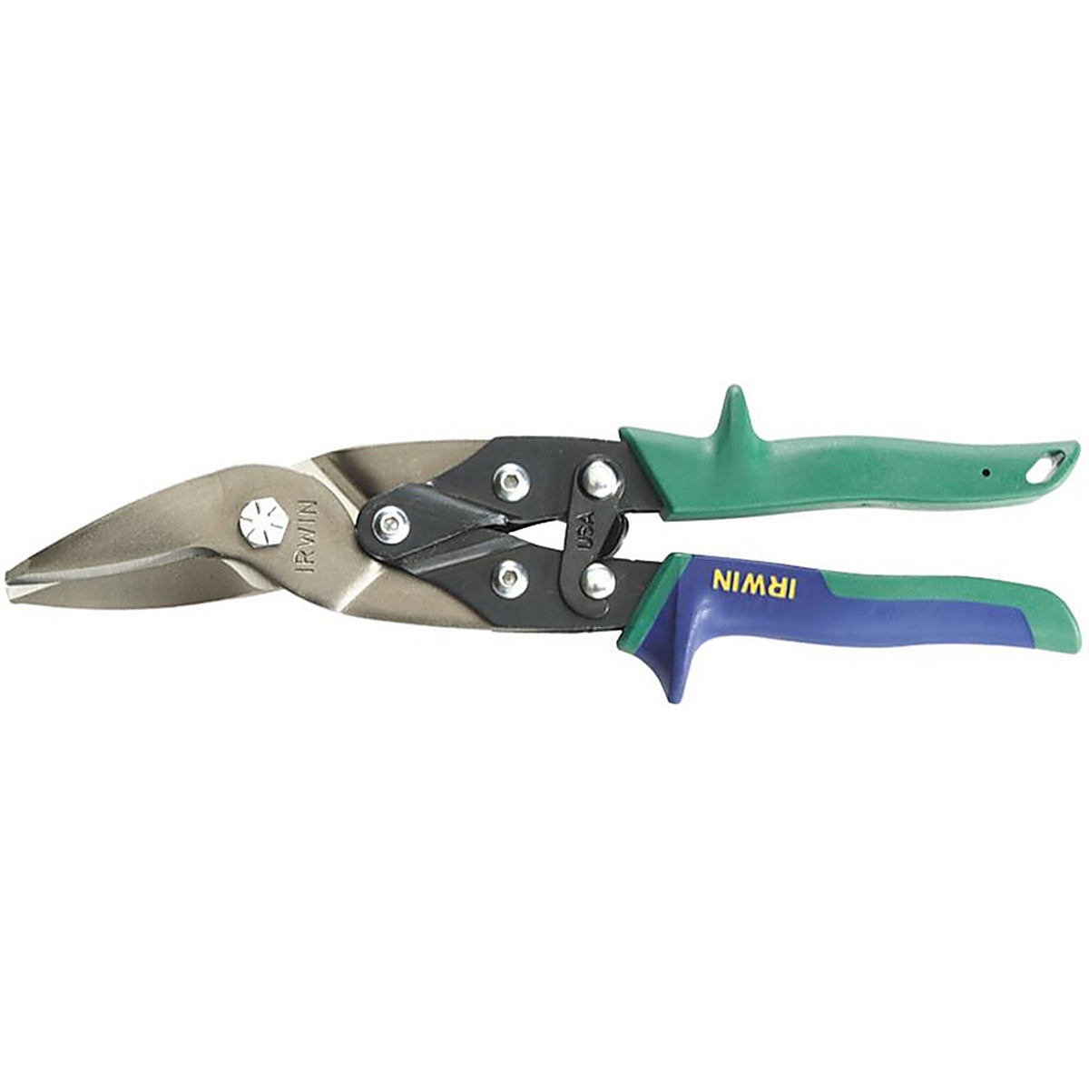 Irwin - 2073112 - 10 in. Drop Forged Steel Right/Straight Aviation Snips 18 Ga. 1 pk